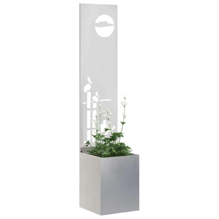 Écran de confidentialité de jardin Fretwork Argent 32 x 150 cm - 3