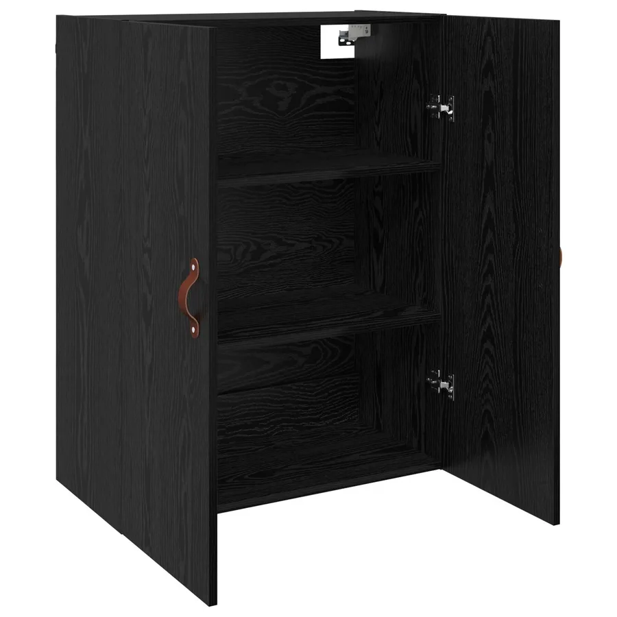 Armoire Murale Montage mural 2 pcs Chêne noir 69,5 x 34 x 90 cm - 6