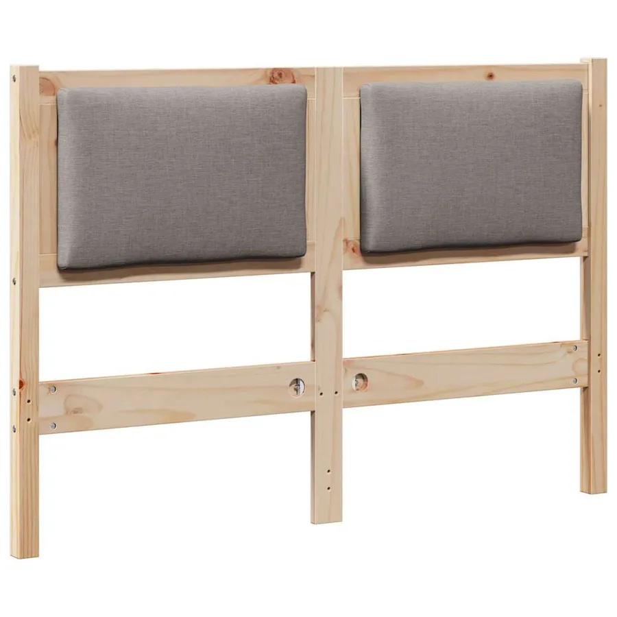 Tête de lit Autre Marron 135 cm Bois massif en pin - 2