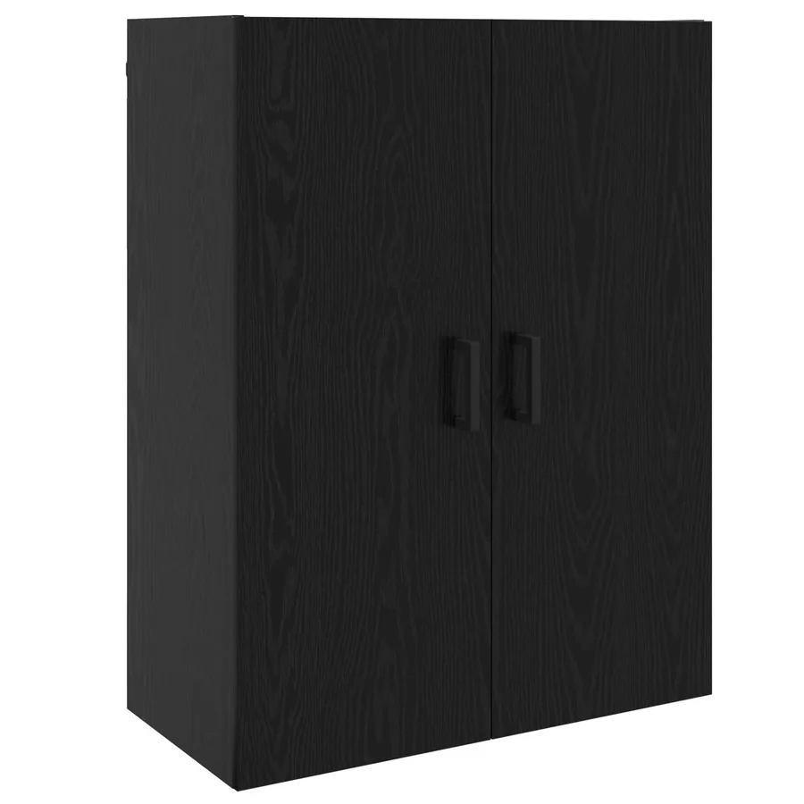 Meuble mural Chêne noir 69,5 x 34 x 90 cm Bois d'ingénierie - 2