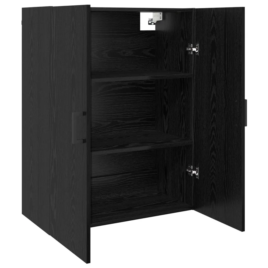 Meuble mural Chêne noir 69,5 x 34 x 90 cm Bois d'ingénierie - 5