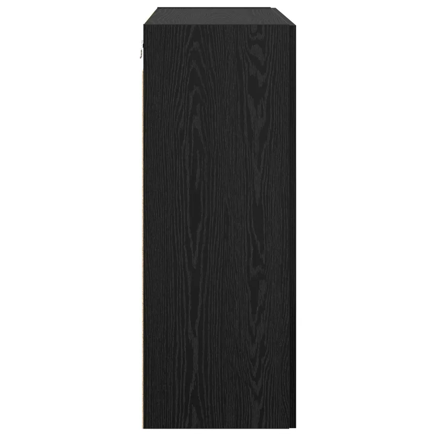 Meuble mural Chêne noir 69,5 x 34 x 90 cm Bois d'ingénierie - 7
