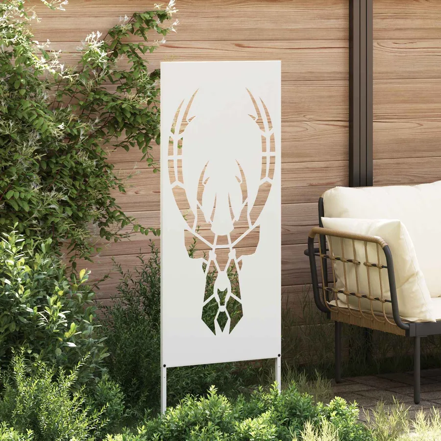 Écran de confidentialité de jardin Blanc 50 x 140 cm - 3