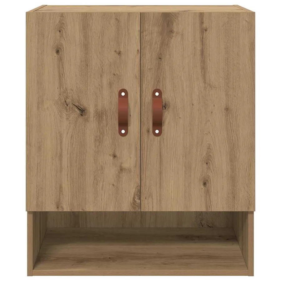 Meuble mural 60 x 31 x 70 cm Bois d'ingénierie chêne artisanal - 6