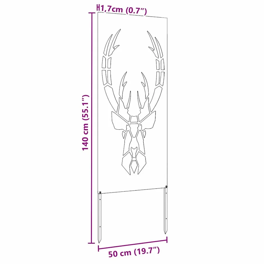 Écran de confidentialité de jardin Vert olive 50 x 140 cm - 14