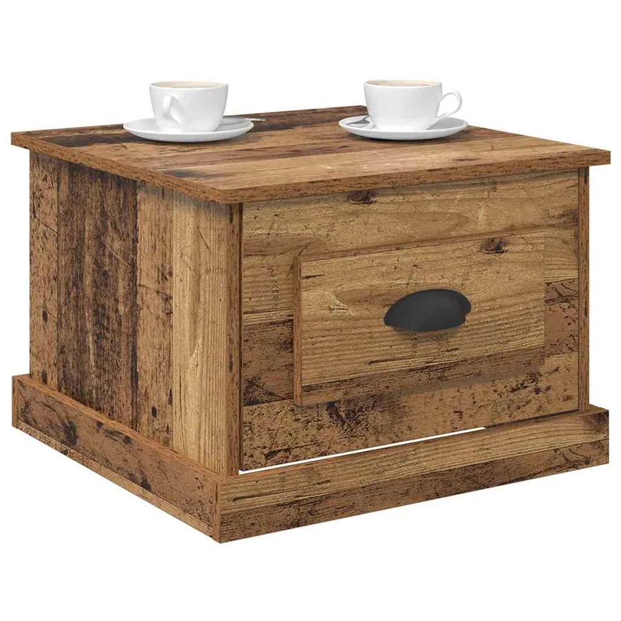 Table basse Bois Ancien 50 x 50 x 35 cm Bois d'ingénierie - 3
