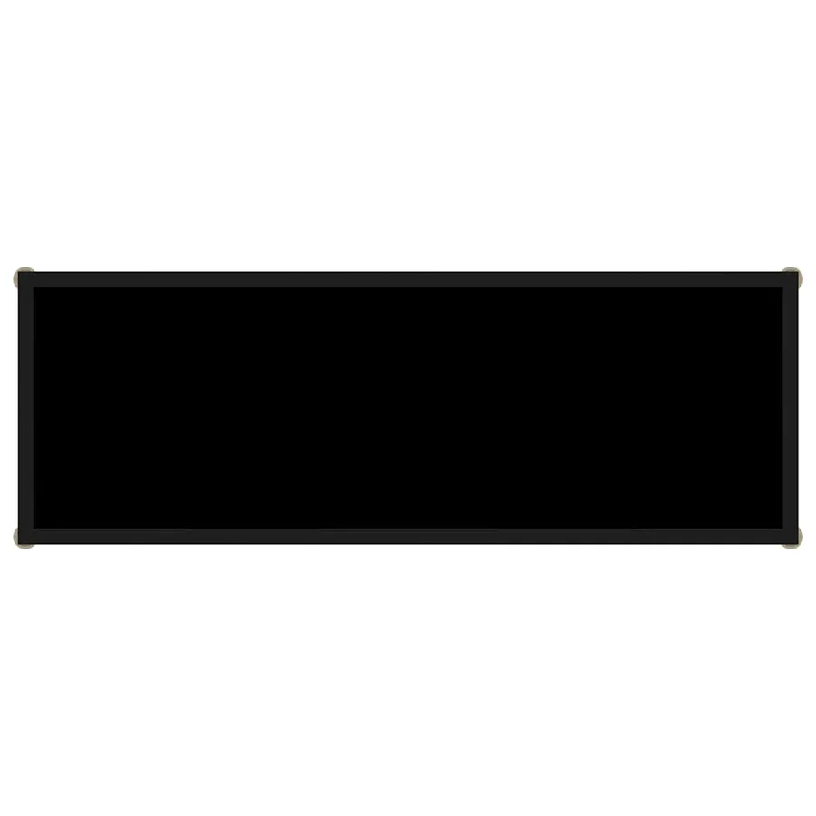 Table console Noir 100x35x75 cm Verre trempé - 4