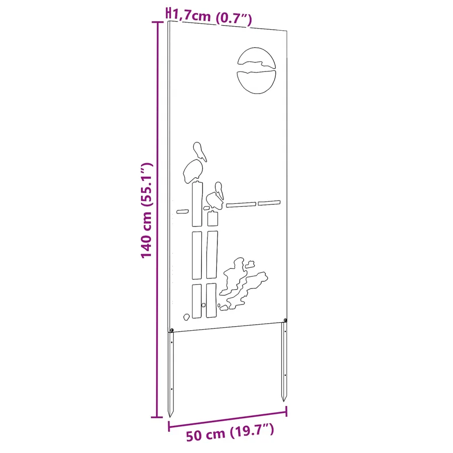 Écran de confidentialité de jardin Vert olive 50 x 140 cm - 11