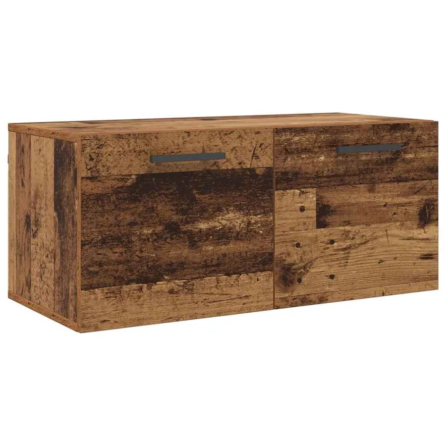 Meuble mural Bois ancien 80 x 36.5 x 35 cm Bois d'ingénierie - 2