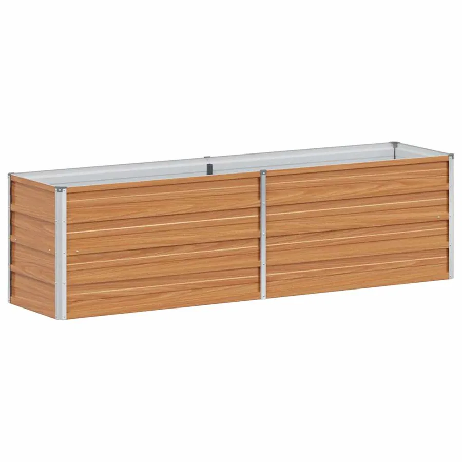Jardinière surélevée Marron Clair 160 x 40 x 45 cm - 7