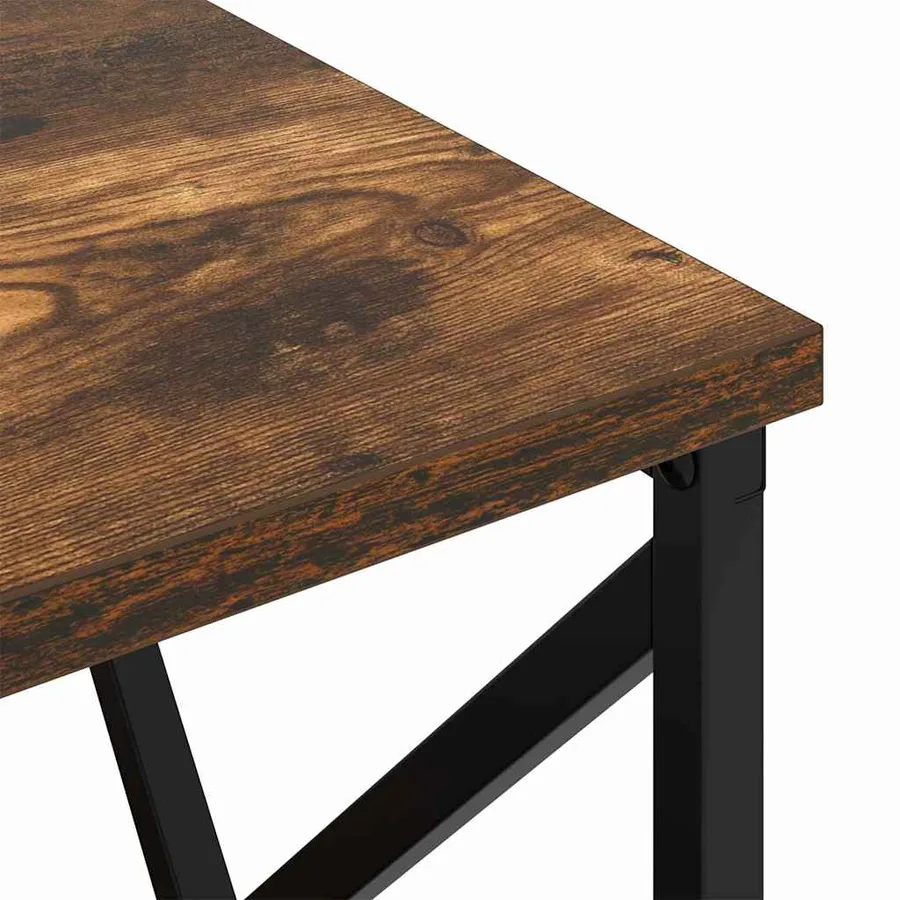 Cabinet de chevet Chêne fumé 40 x 31 x 60 cm Bois d'ingénierie - 10