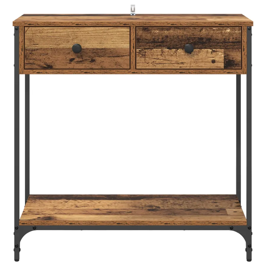 Table console Bois Ancien 75 x 34,5 x 75 cm Bois d'ingénierie - 6
