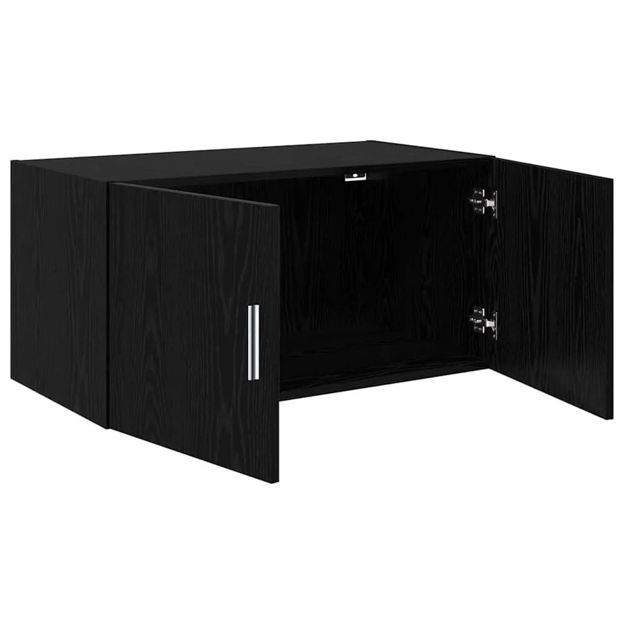 Meuble mural Chêne noir 80 x 42.5 x 40 cm Bois d'ingénierie - 5