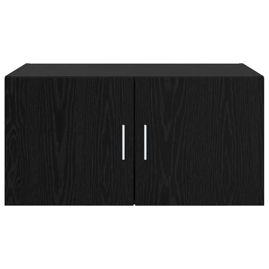 Meuble mural Chêne noir 80 x 42.5 x 40 cm Bois d'ingénierie - 6