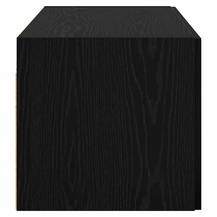 Meuble mural Chêne noir 80 x 42.5 x 40 cm Bois d'ingénierie - 7