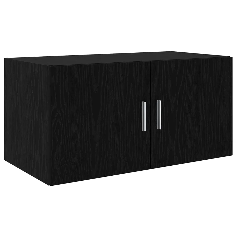 Armoire de rangement 3 pcs Chêne noir - 6