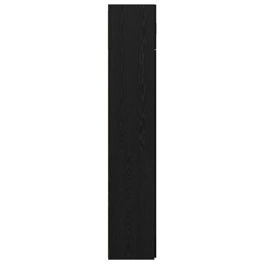 Armoire de rangement 3 pcs Chêne noir - 9