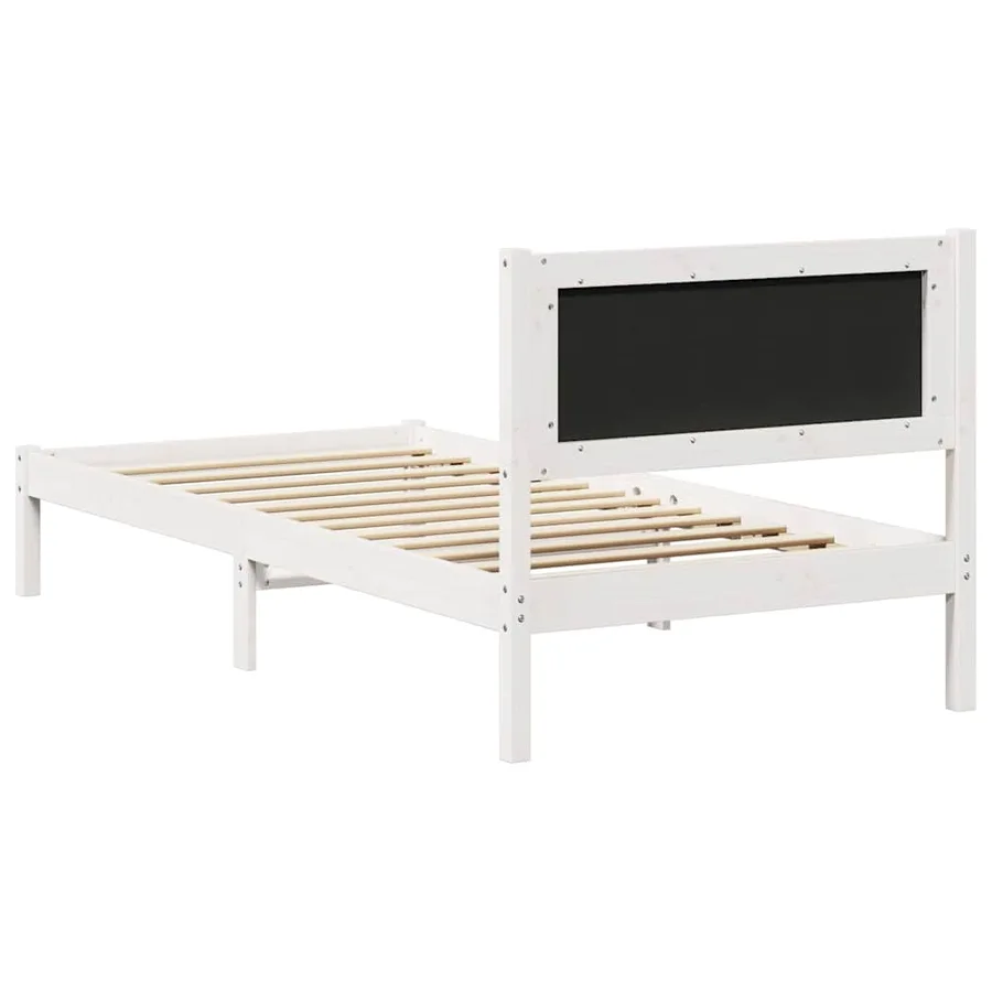 Cadre de lit Gris clair 100 x 200 cm Pin massif - 7