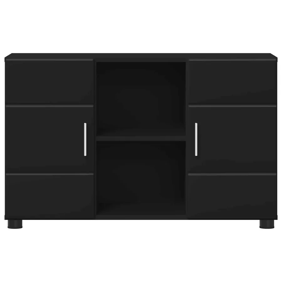 Buffet FLORIN Noir 88,5 x 30,5 x 55,5 cm Bois d'ingénierie - 6