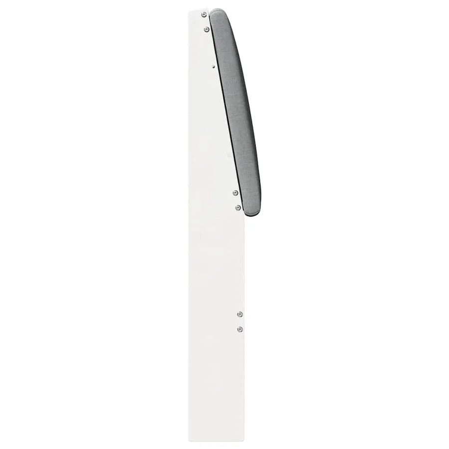 Tête de lit capitonnée Gris clair 150 cm Pin massif - 5