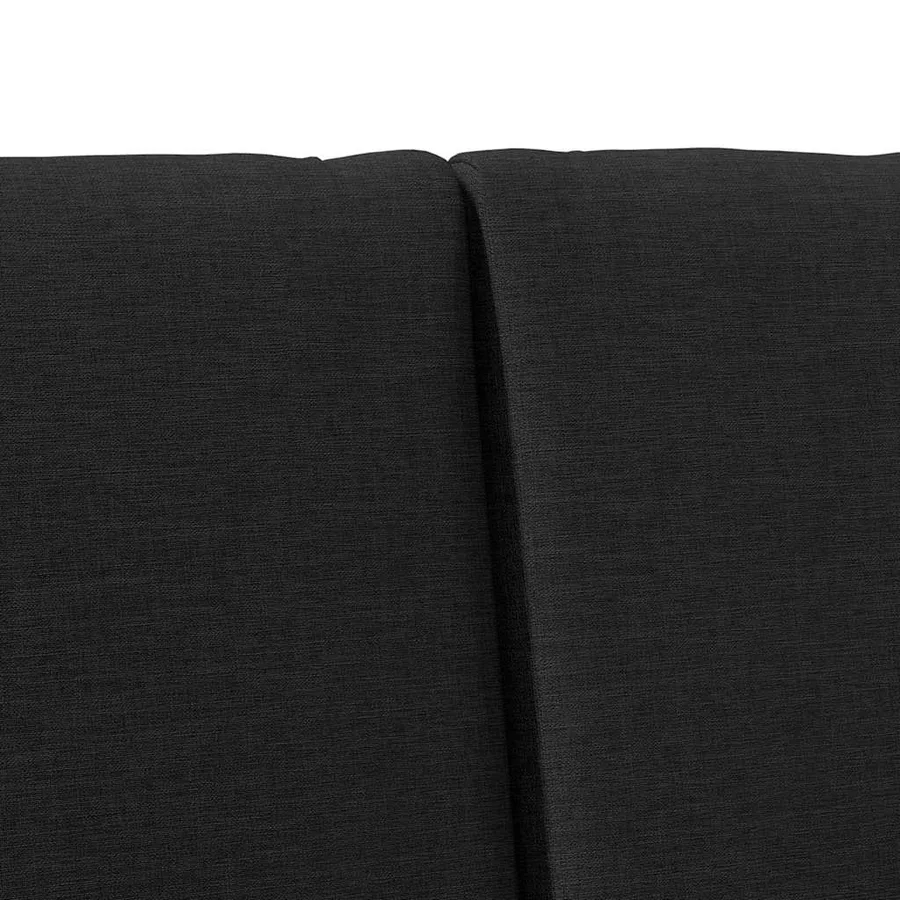 Tête de lit capitonnée Noir 150 cm Pin massif - 7