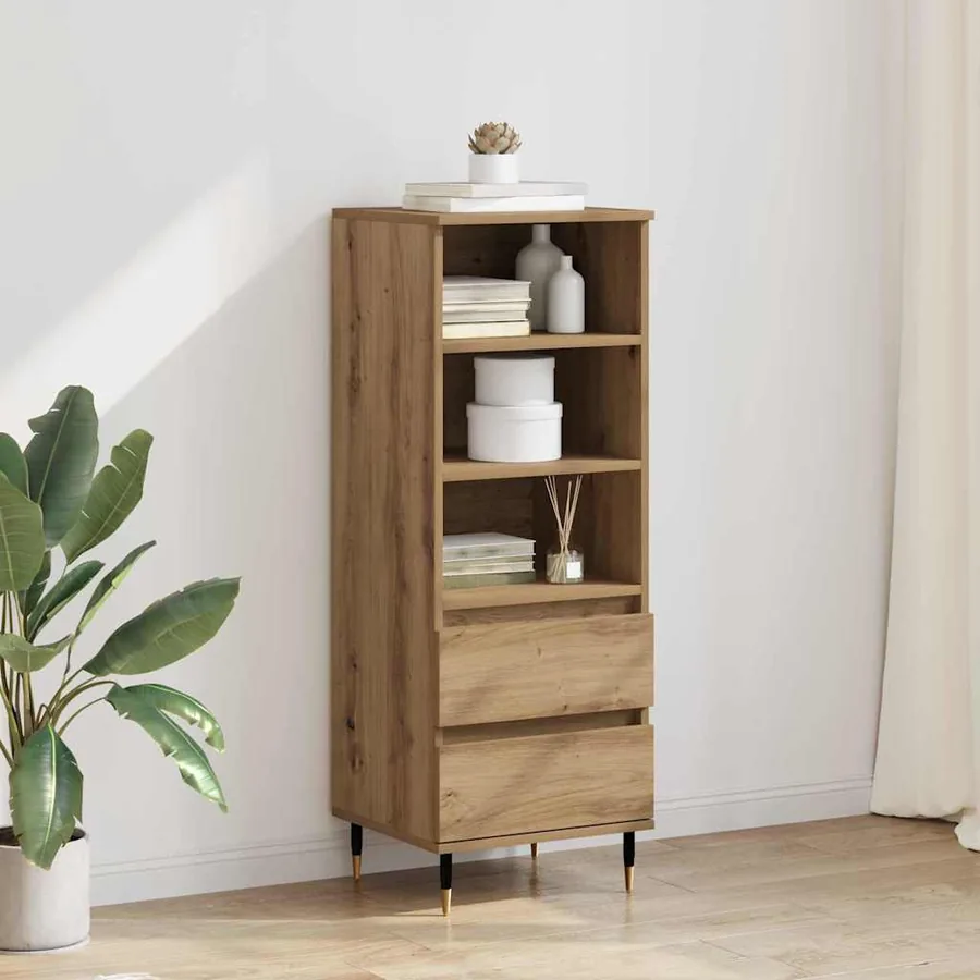 Haut Armoire Chêne artisanal 40 x 36 x 110 cm Bois d'ingénierie