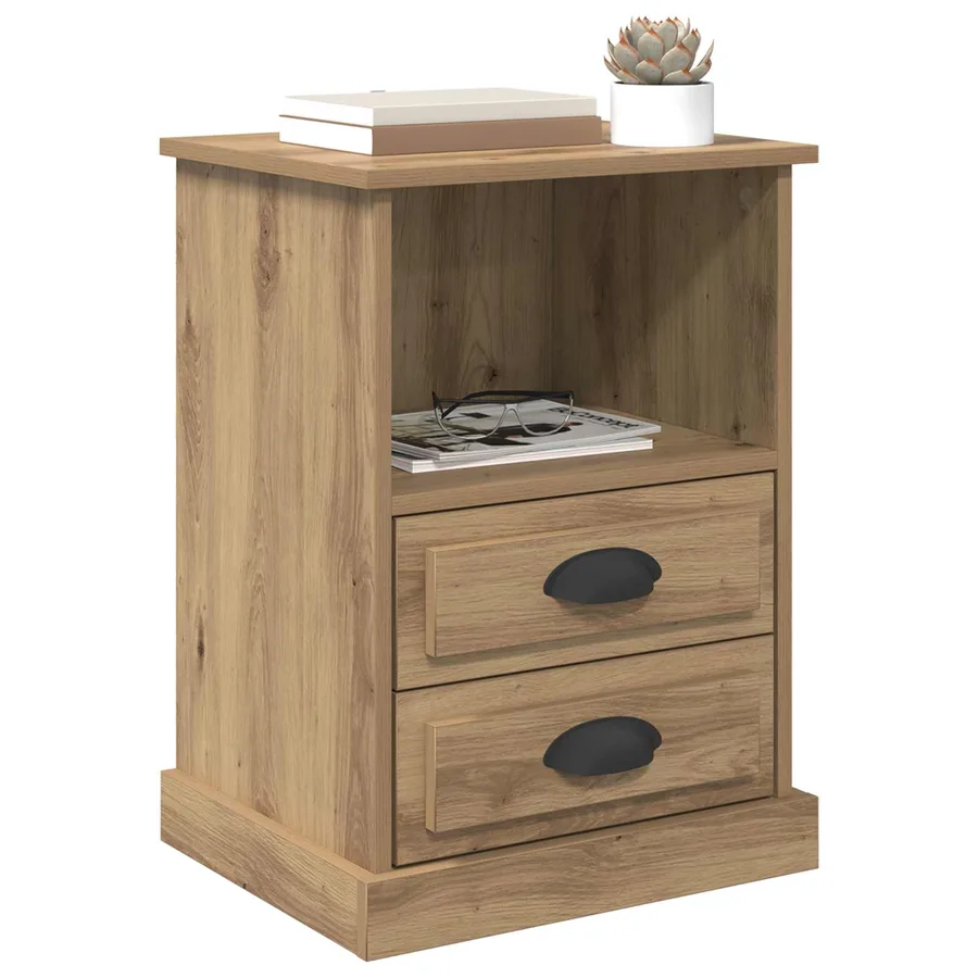 Cabinet de chevet Chêne artisanal 36 x 43 x 60 cm - 3