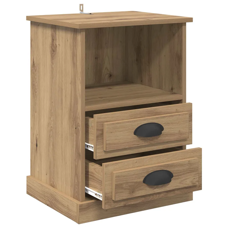 Cabinet de chevet Chêne artisanal 36 x 43 x 60 cm - 5