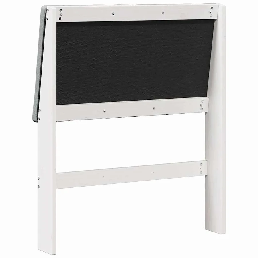 Tête de lit capitonnée Gris clair 80 cm Pin massif - 6