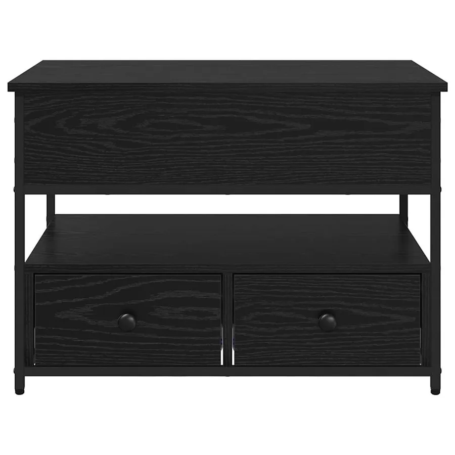 Table basse Chêne noir 70 x 50 x 54.5 cm Bois d'ingénierie - 6