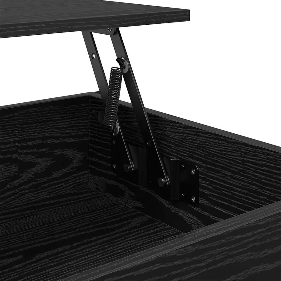 Table basse Chêne noir 70 x 50 x 54.5 cm Bois d'ingénierie - 8