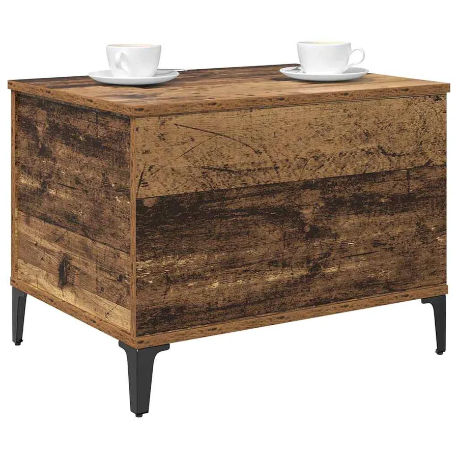 Table basse Bois Ancien 60 x 44,5 x 45 cm Bois d'ingénierie - 3