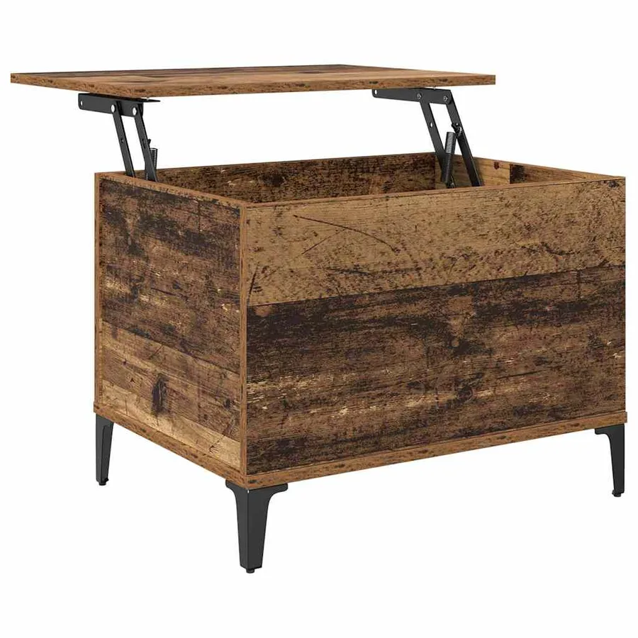 Table basse Bois Ancien 60 x 44,5 x 45 cm Bois d'ingénierie - 5
