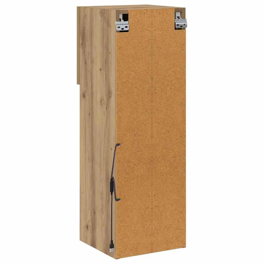 Meubles TV muraux 2 pcs Chêne artisanal Bois d'ingénierie - 8