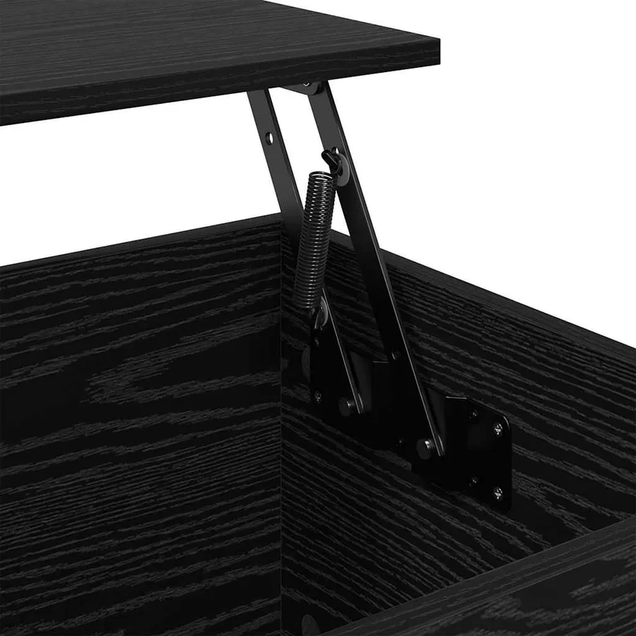 Table basse Chêne noir 60 x 44,5 x 45 cm Bois d'ingénierie - 10