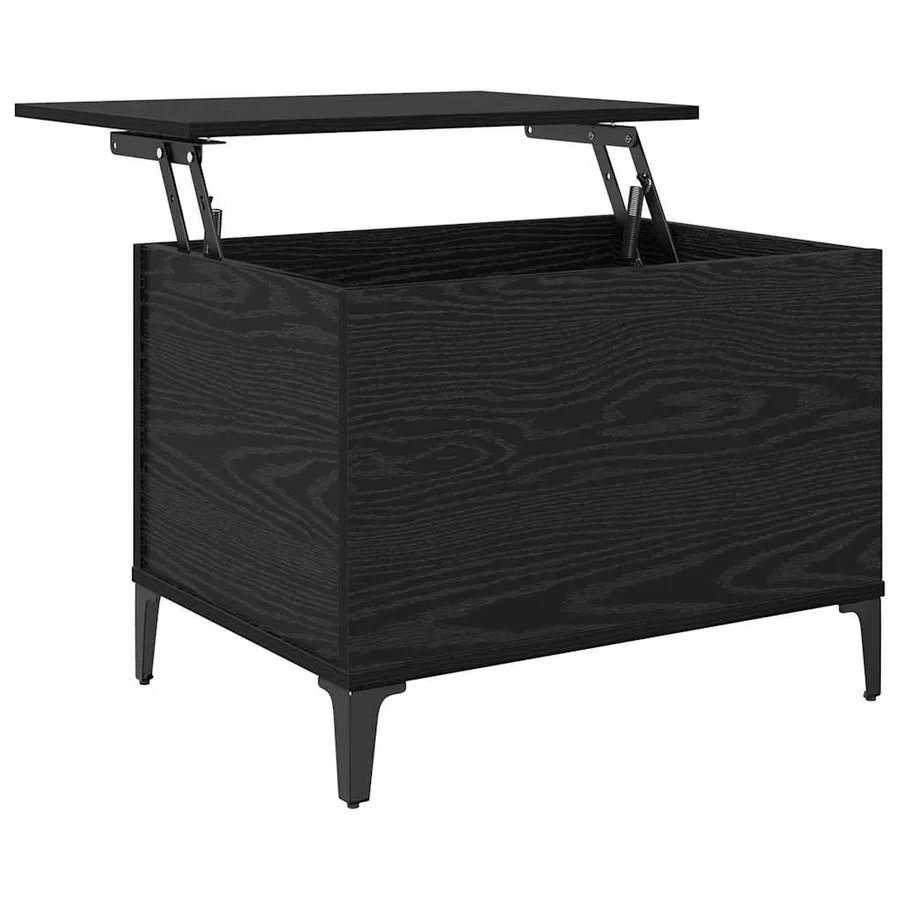 Table basse Chêne noir 60 x 44,5 x 45 cm Bois d'ingénierie - 5