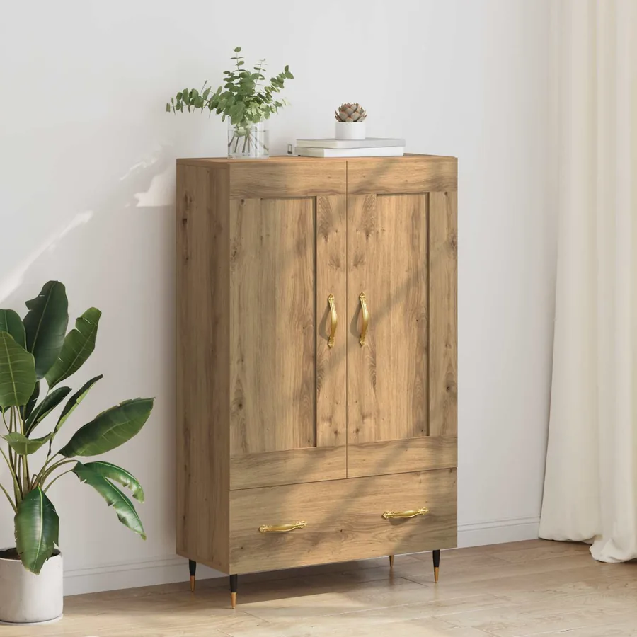 Haut Armoire Chêne artisanal 69,5 x 31 x 115 cm
