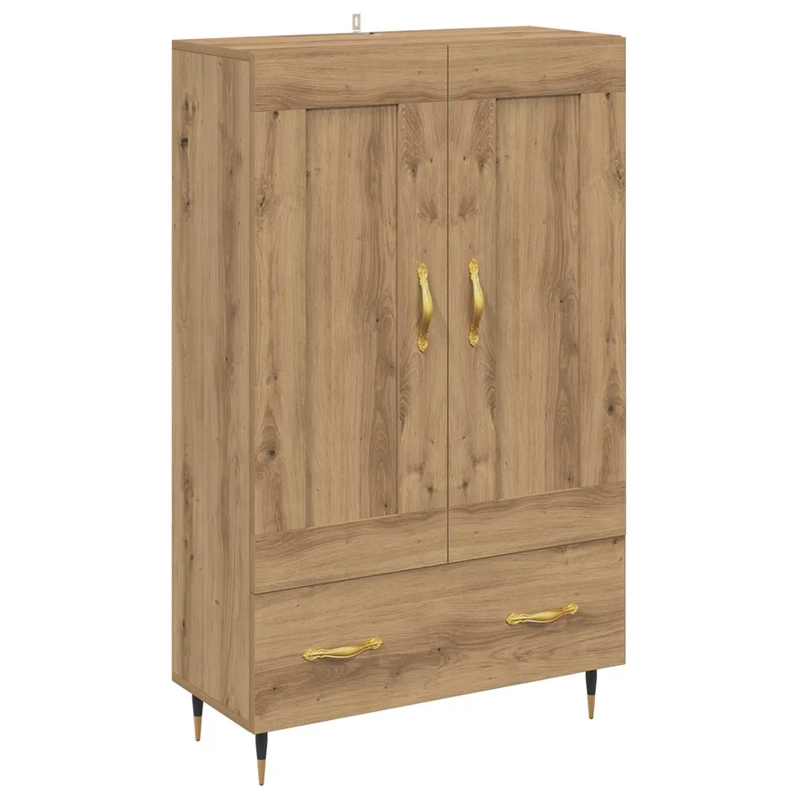 Haut Armoire Chêne artisanal 69,5 x 31 x 115 cm - 2
