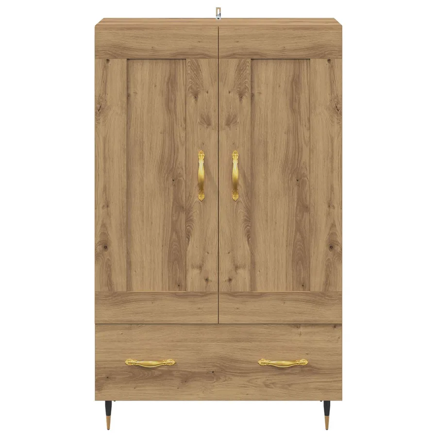 Haut Armoire Chêne artisanal 69,5 x 31 x 115 cm - 6