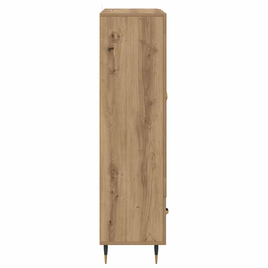 Haut Armoire Chêne artisanal 69,5 x 31 x 115 cm - 7