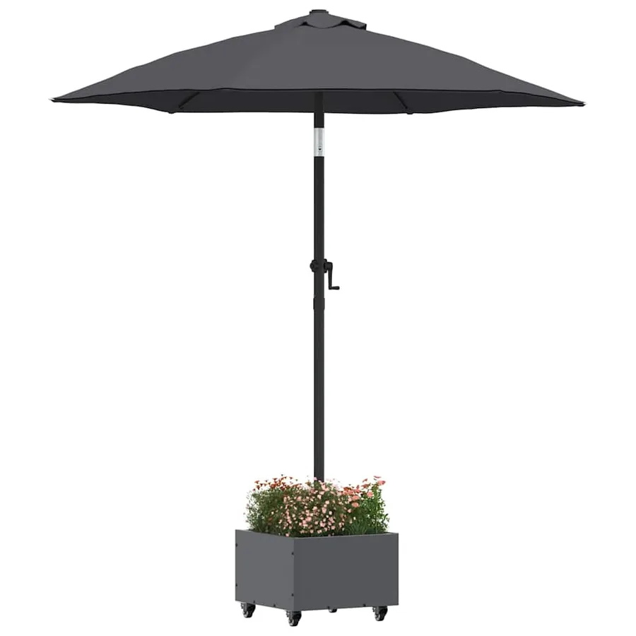 Pied de parasol Anthracite 45 x 45 x 45 cm Acier - 3