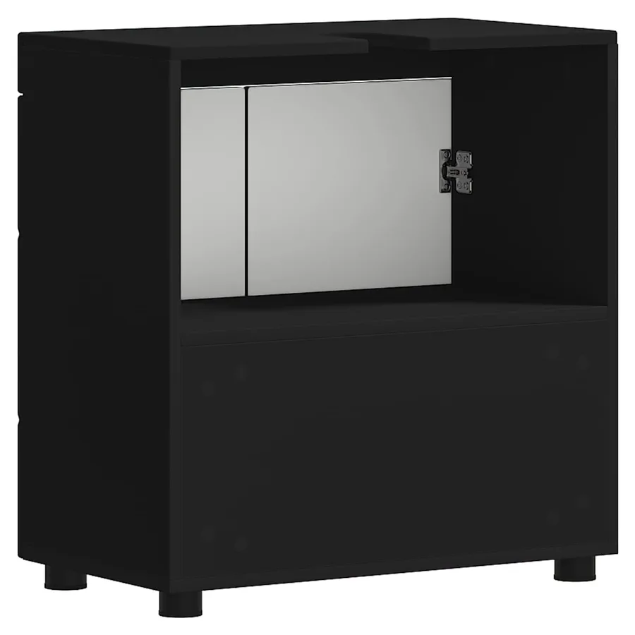 Ensemble d'armoire de salle de bain TULUM Noir 60 x 34 x 63 cm - 7