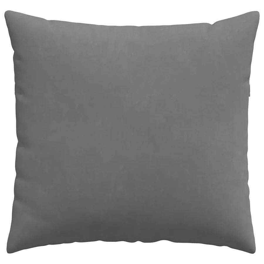 Coussins de canapé 2 pcs Gris foncé 45 x 45 cm tissu - 6