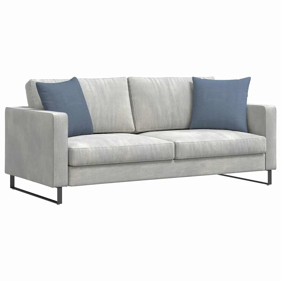Coussins de canapé 2 pcs Bleu 45 x 45 cm - 3