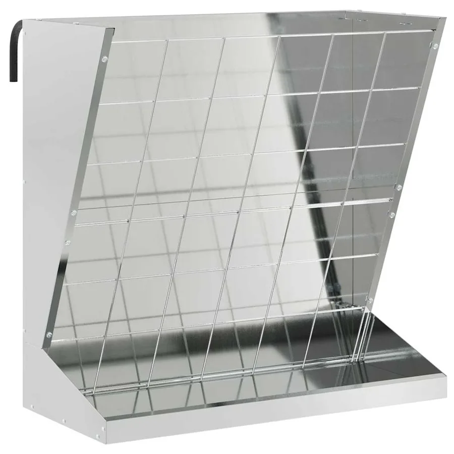 Distributeur de Foin Argent 71 x 33 x 70 cm Acier galvanisé - 2