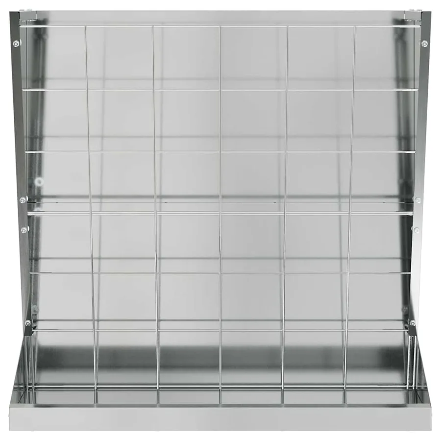 Distributeur de Foin Argent 71 x 33 x 70 cm Acier galvanisé - 5