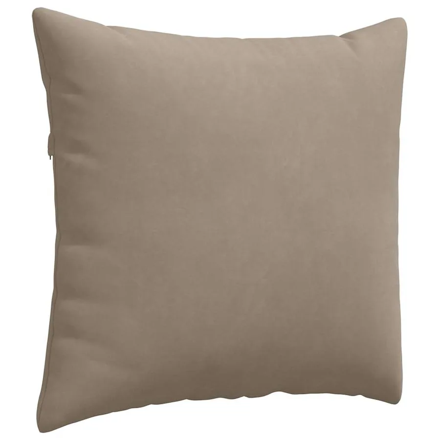 Coussins de canapé 2 pcs Taupe 45 x 45 cm tissu - 5