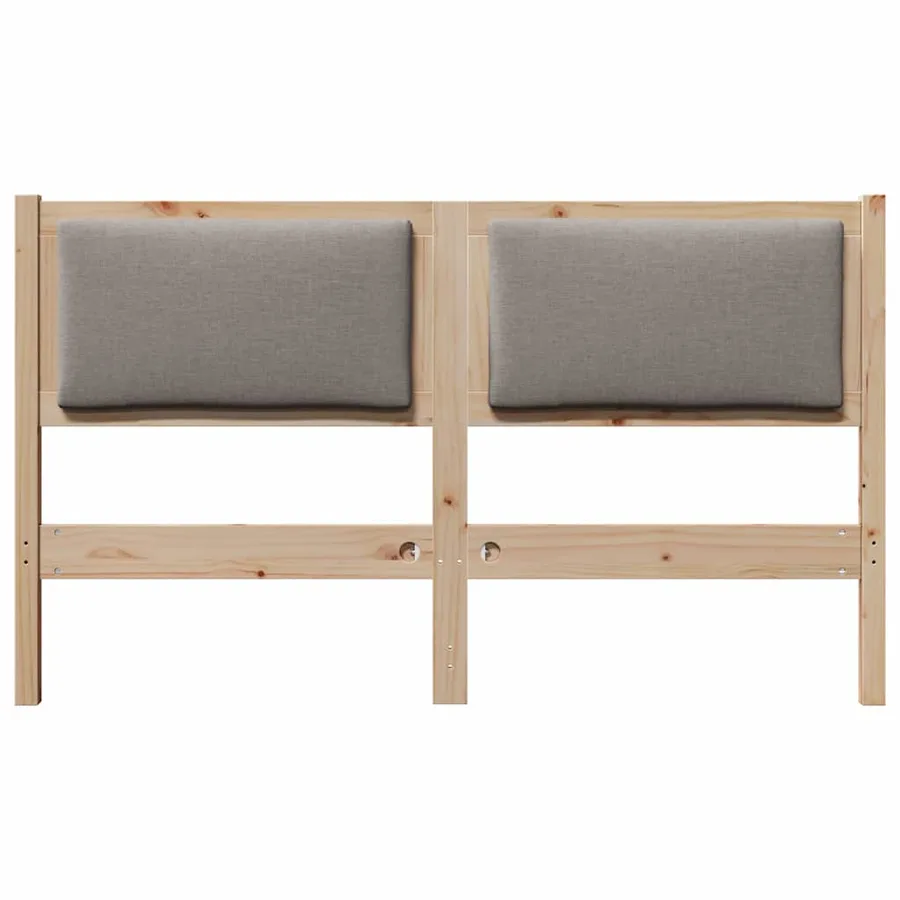 Tête de lit Autre Marron 140 cm Bois massif en pin - 4
