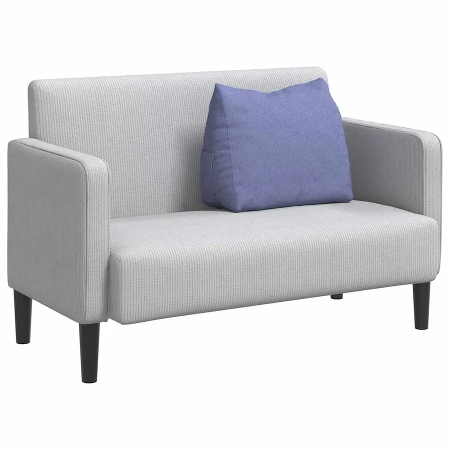 Coussin de Dos Bleu denim 60 x 20 x 50 cm tissu - 3