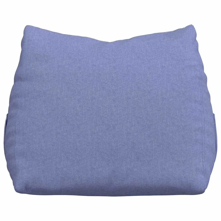 Coussin de Dos Bleu denim 60 x 20 x 50 cm tissu - 6